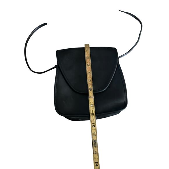 Vintage Coach Women's Black Leather Lindsay Crossbody Bag - Picture 5 of 9